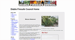 Desktop Screenshot of diablofiresafe.org